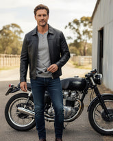 Catania – Premium Black Leather Jacket